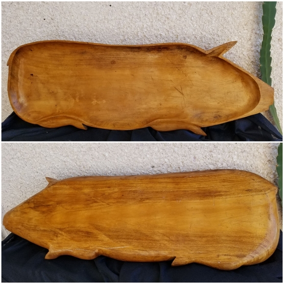 ATQ 36" DOUGH bowl TRENCHER handmade platter MAPLE - Picture 5 of 5